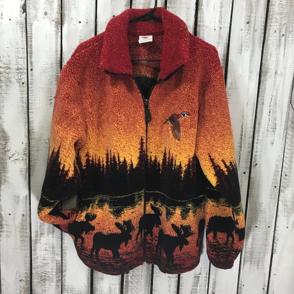 Milton Funwear Moose Graphic Fleece 
